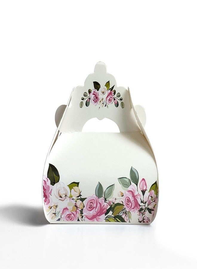 Intactmedia Decorative Occasional Handle Gift Boxes - Traditional Floral Mini Favor Boxes for Nikah, Weddings, Jewelry & Valentine Gifts (Pack of 12) - Image 3